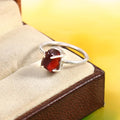 Natural Red Carnelian Free Size Rough Gemstone Ring