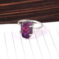 Natural Pink Tourmaline Free Size Rough Gemstone Ring