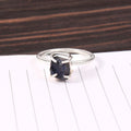 Natural Black Tourmaline Free Size Rough Gemstone Ring