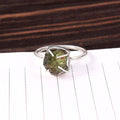 Natural Green Tourmaline Free Size Rough Gemstone Ring