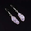 Natural Rainbow Moonstone Gemstone Earrings