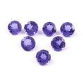 Natural Purple Amethyst Round Cut Loose Gemstone