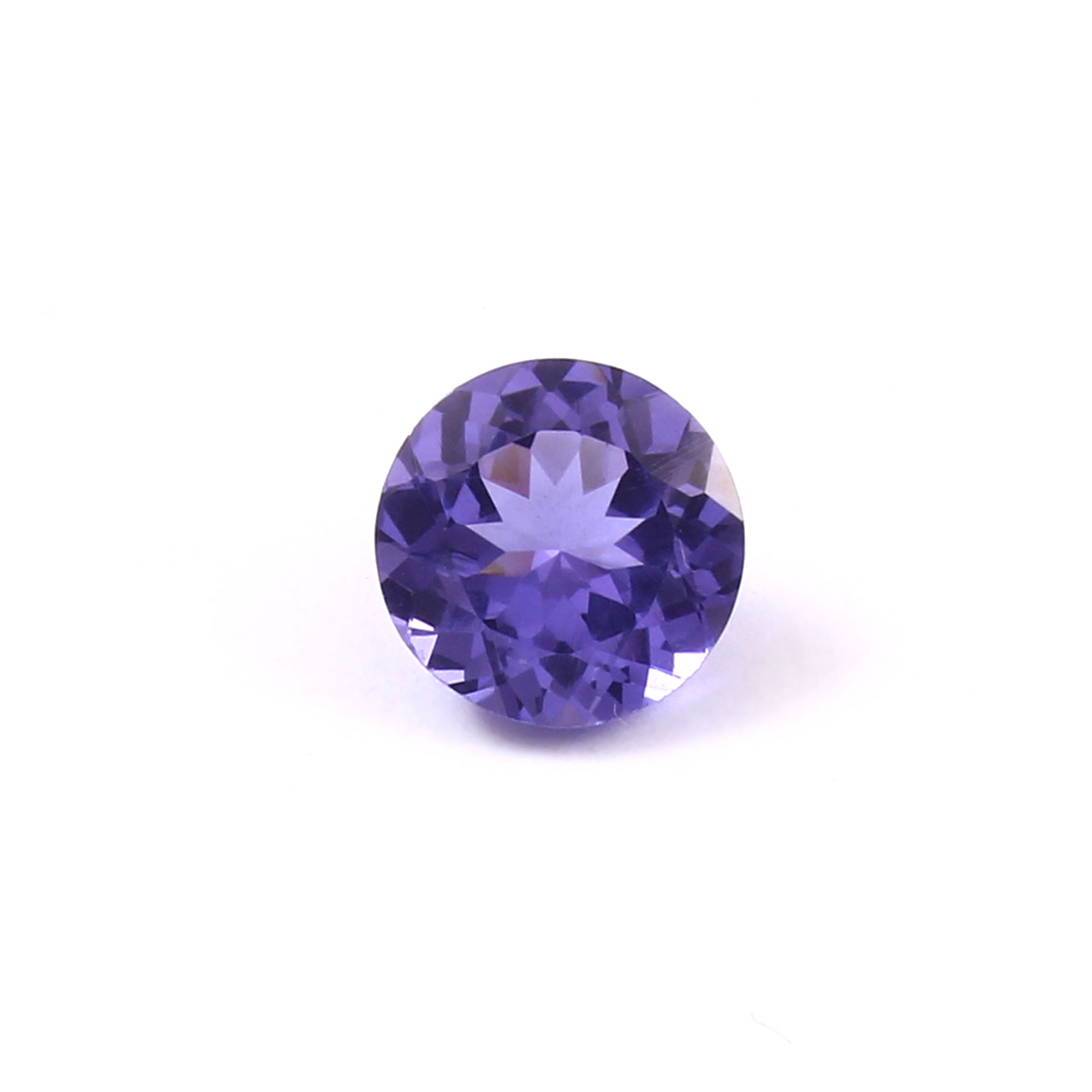 Natural Purple Amethyst Round Cut Loose Gemstone