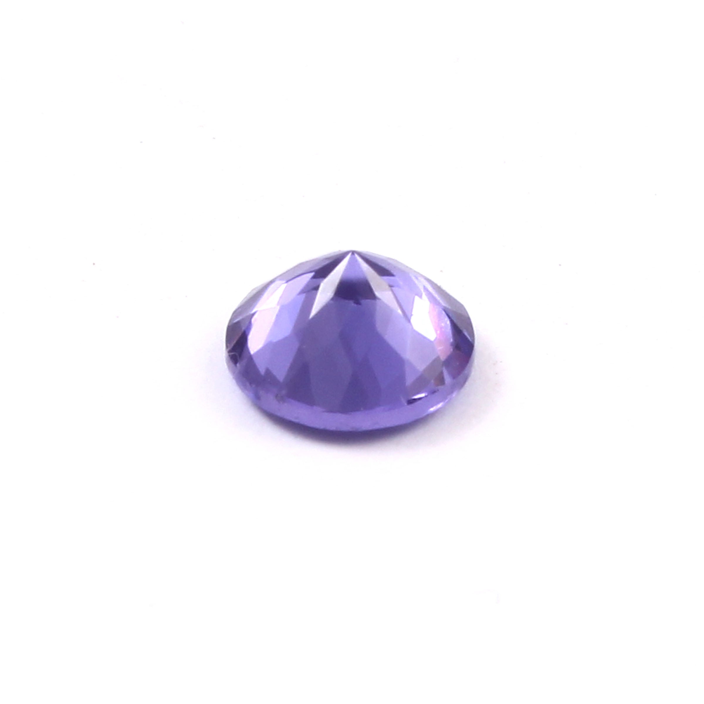Natural Purple Amethyst Round Cut Loose Gemstone