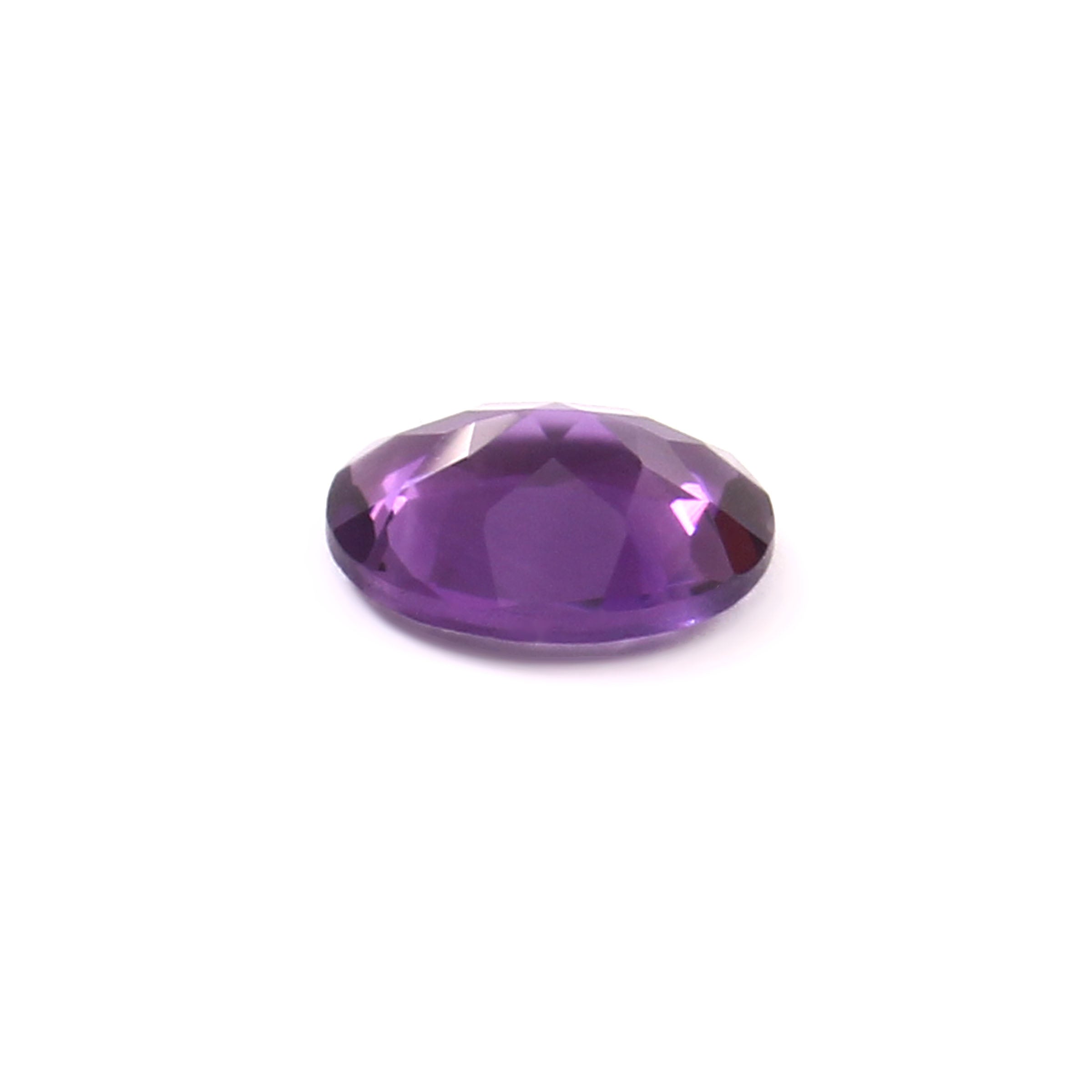 Natural Purple Amethyst Oval Cut Loose Gemstone
