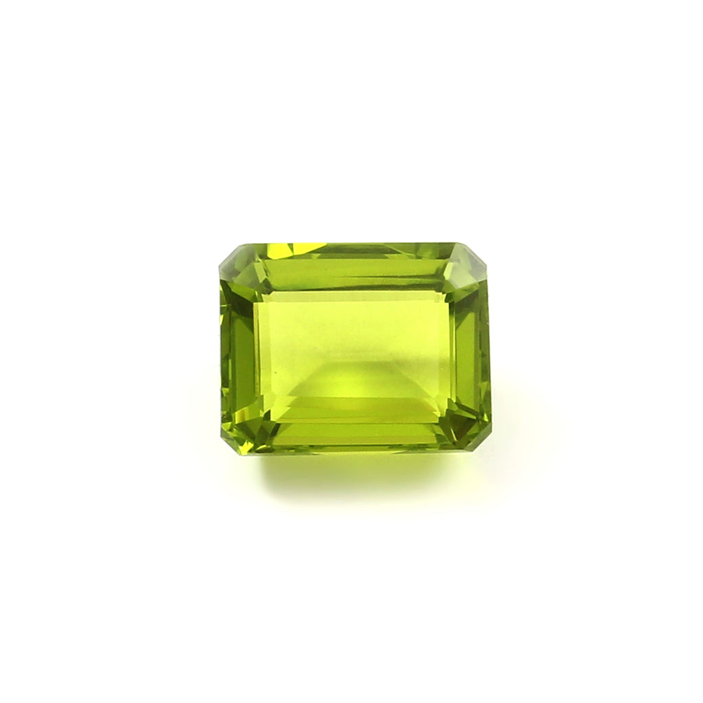 Natural Green Peridot Octagon Cut Loose Gemstone