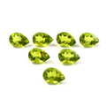 Natural Green Peridot Pear Cut Loose Gemstone