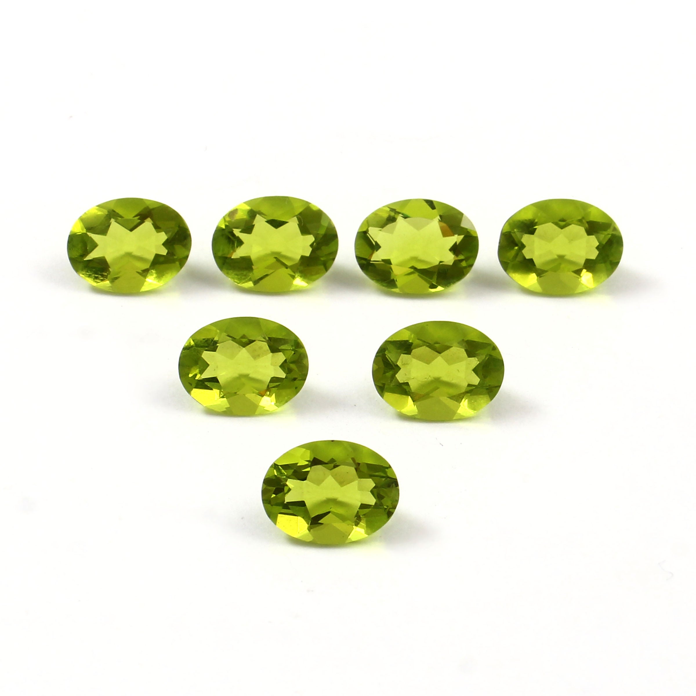 Natural Green Peridot Oval Cut Loose Gemstone