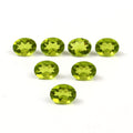 Natural Green Peridot Oval Cut Loose Gemstone