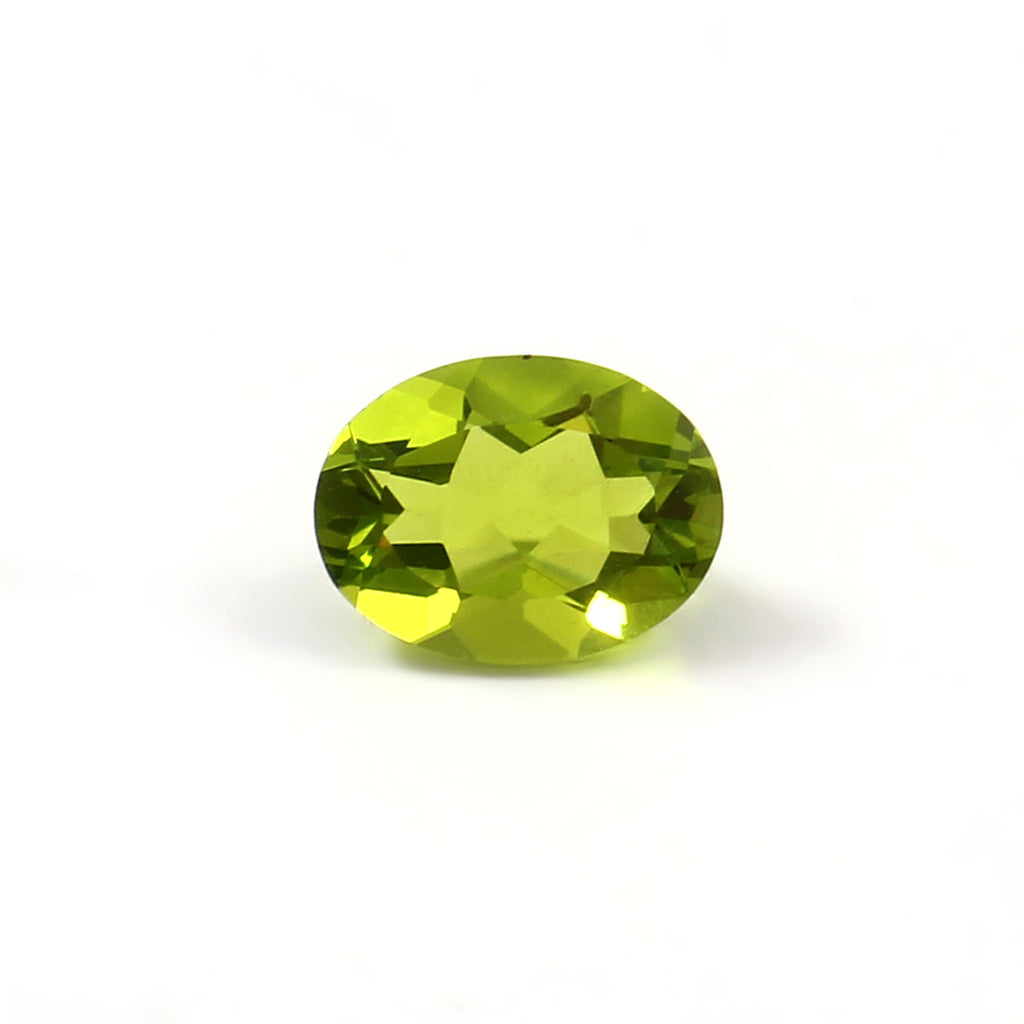 Natural Green Peridot Oval Cut Loose Gemstone