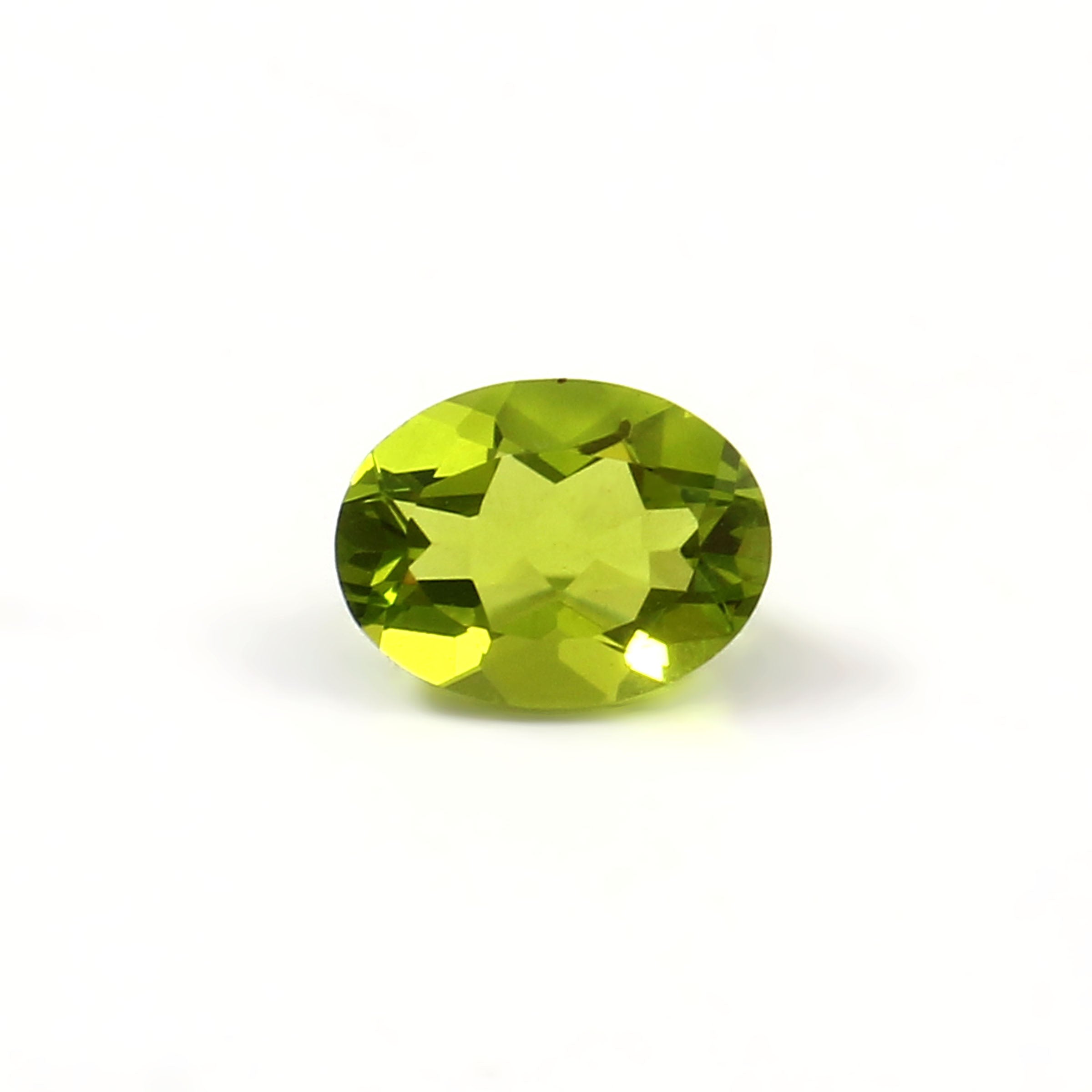 Natural Green Peridot Oval Cut Loose Gemstone