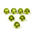 Natural Green Peridot Round Cut Loose Gemstone