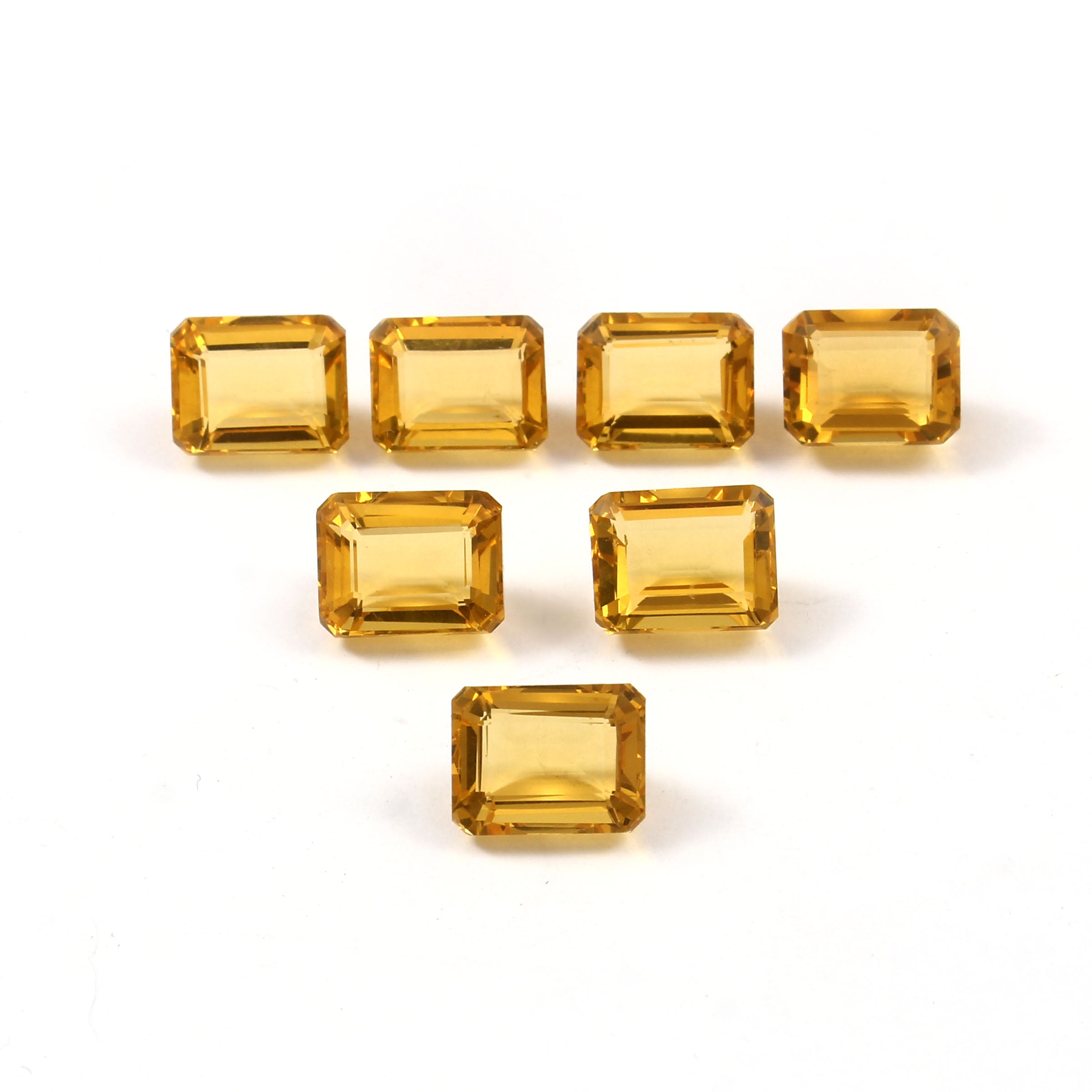 Natural Golden Citrine Octagon Cut Loose Gemstone