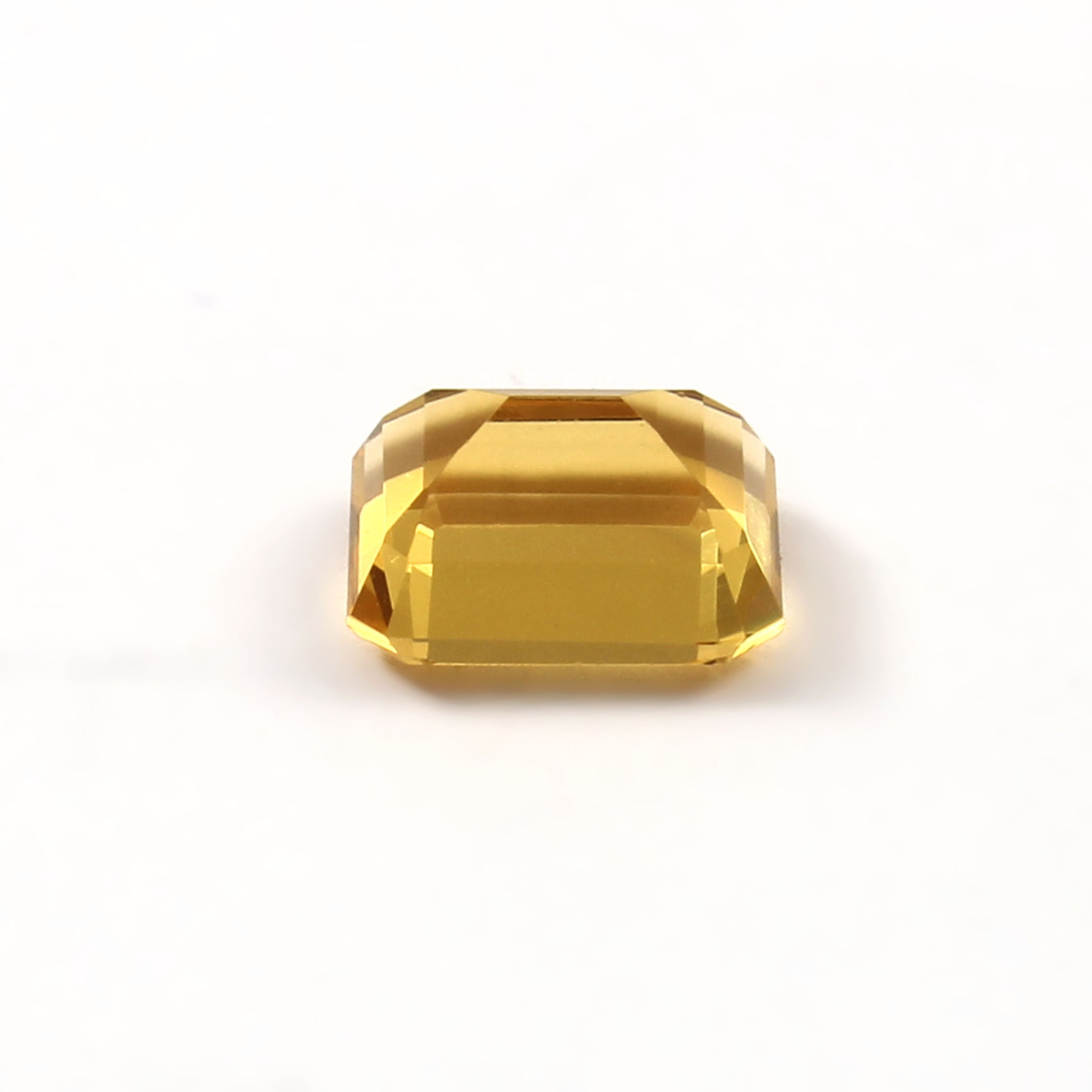 Natural Golden Citrine Octagon Cut Loose Gemstone