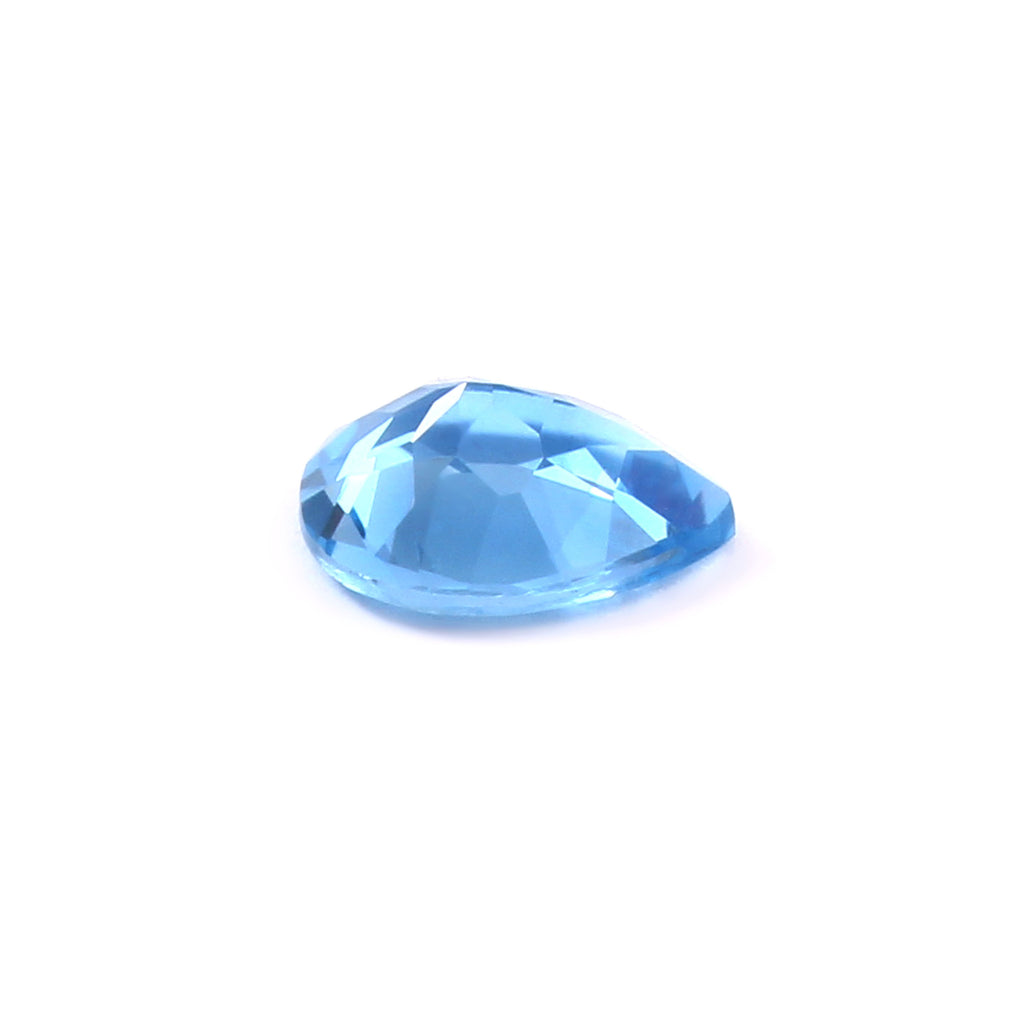 Natural Blue Topaz Pear Cut Loose Gemstone