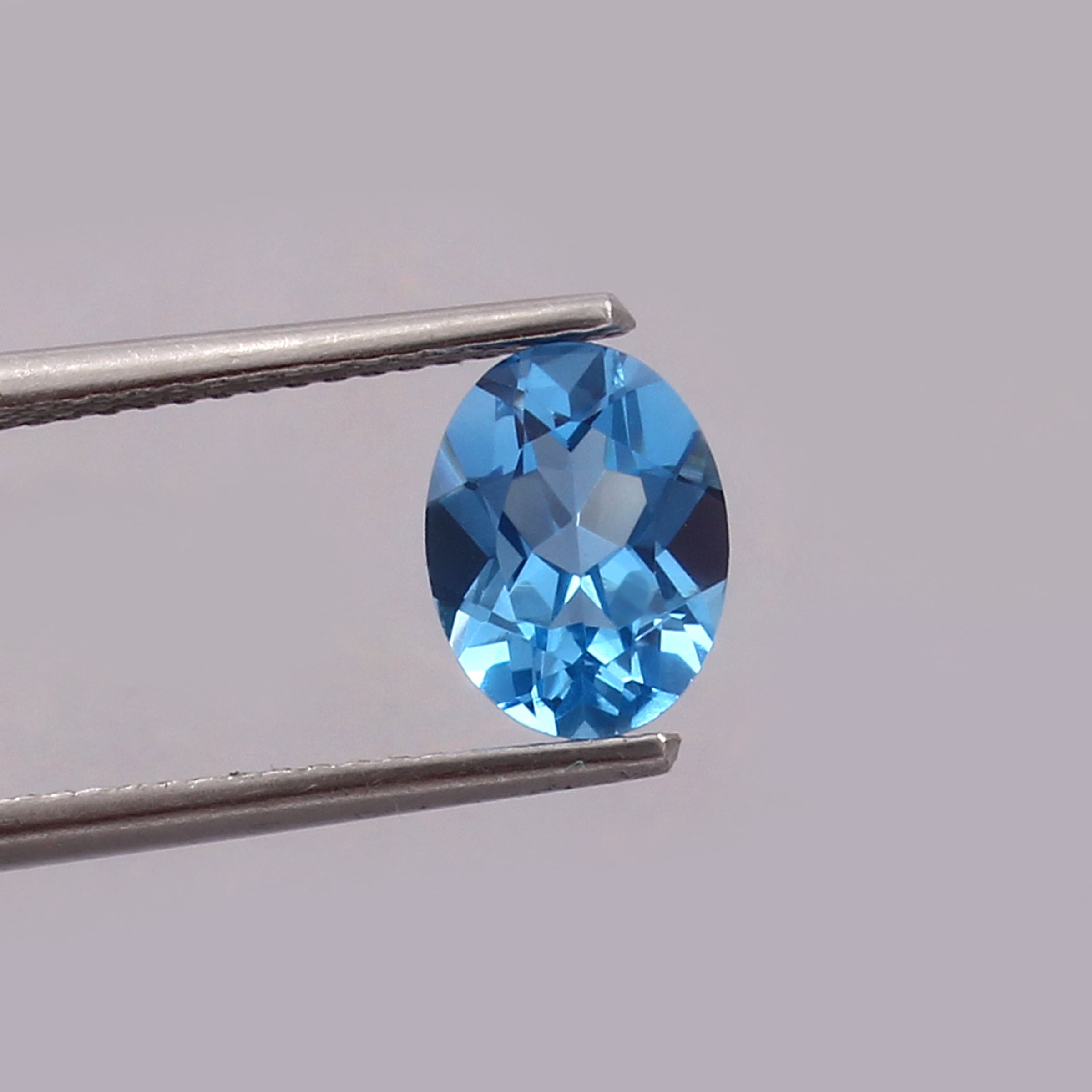 Natural Sky Blue Topaz Oval Cut Loose Gemstone