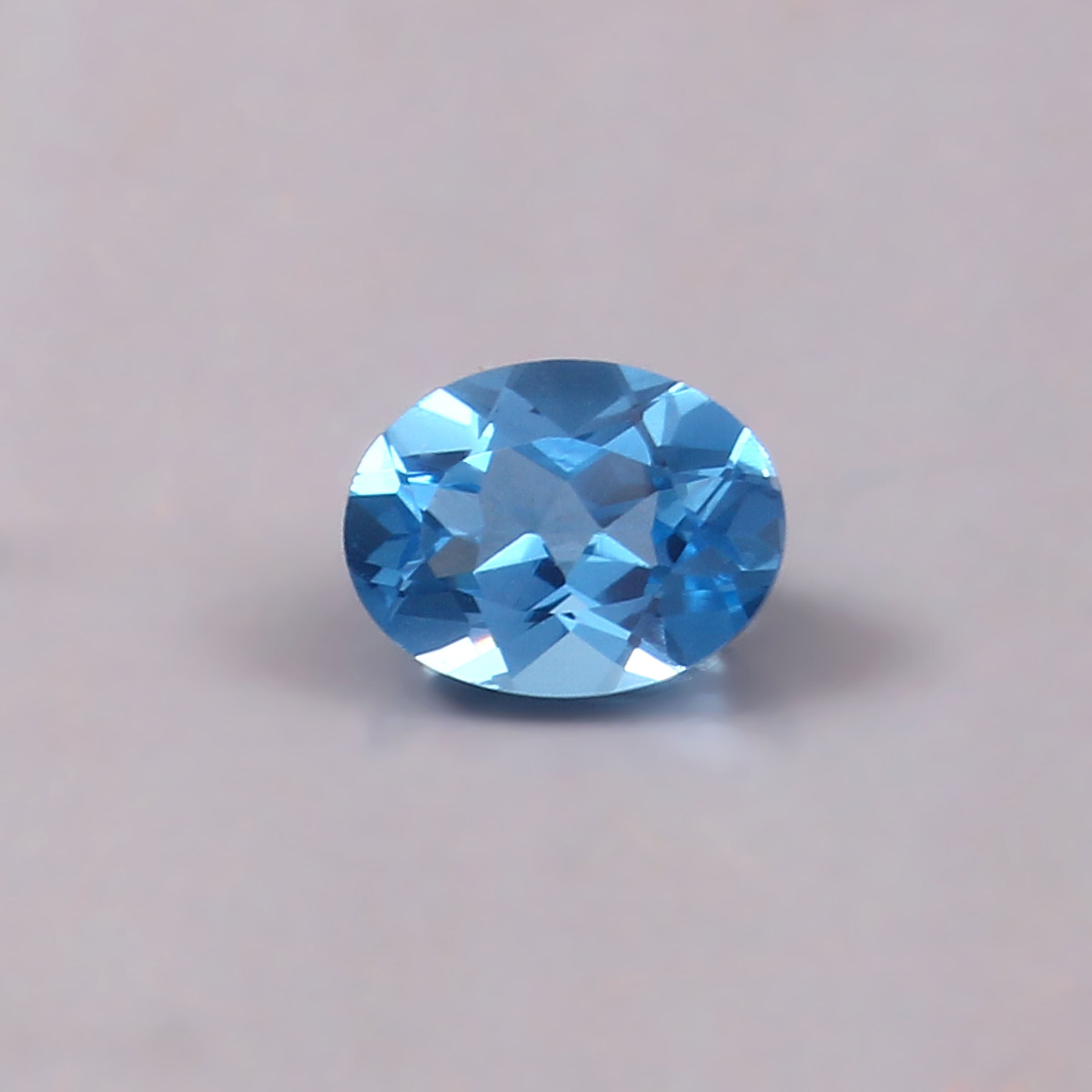 Natural Sky Blue Topaz Oval Cut Loose Gemstone