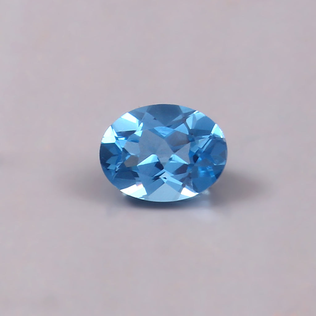 Natural Blue Topaz Oval Cut Loose Gemstone