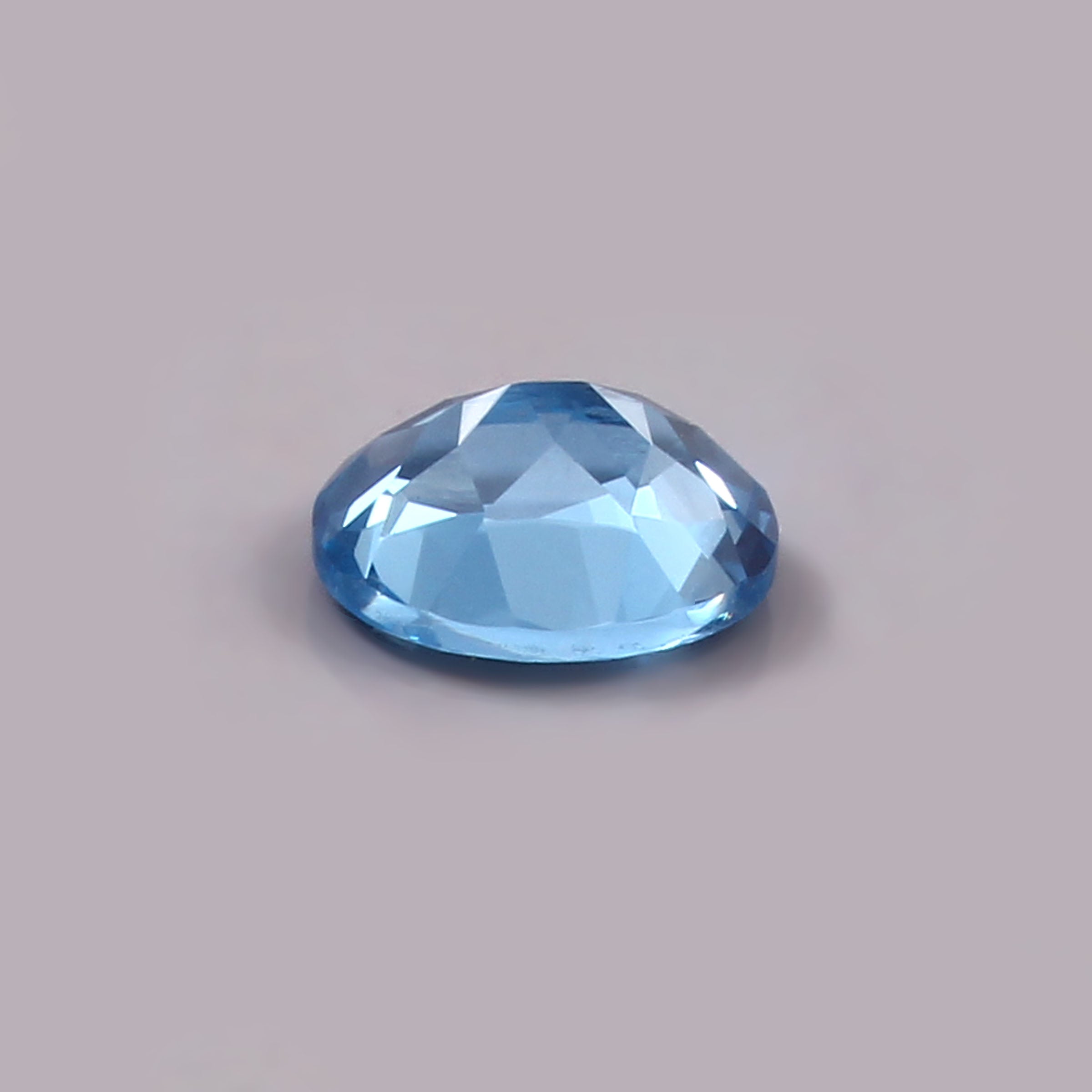 Natural Blue Topaz Oval Cut Loose Gemstone