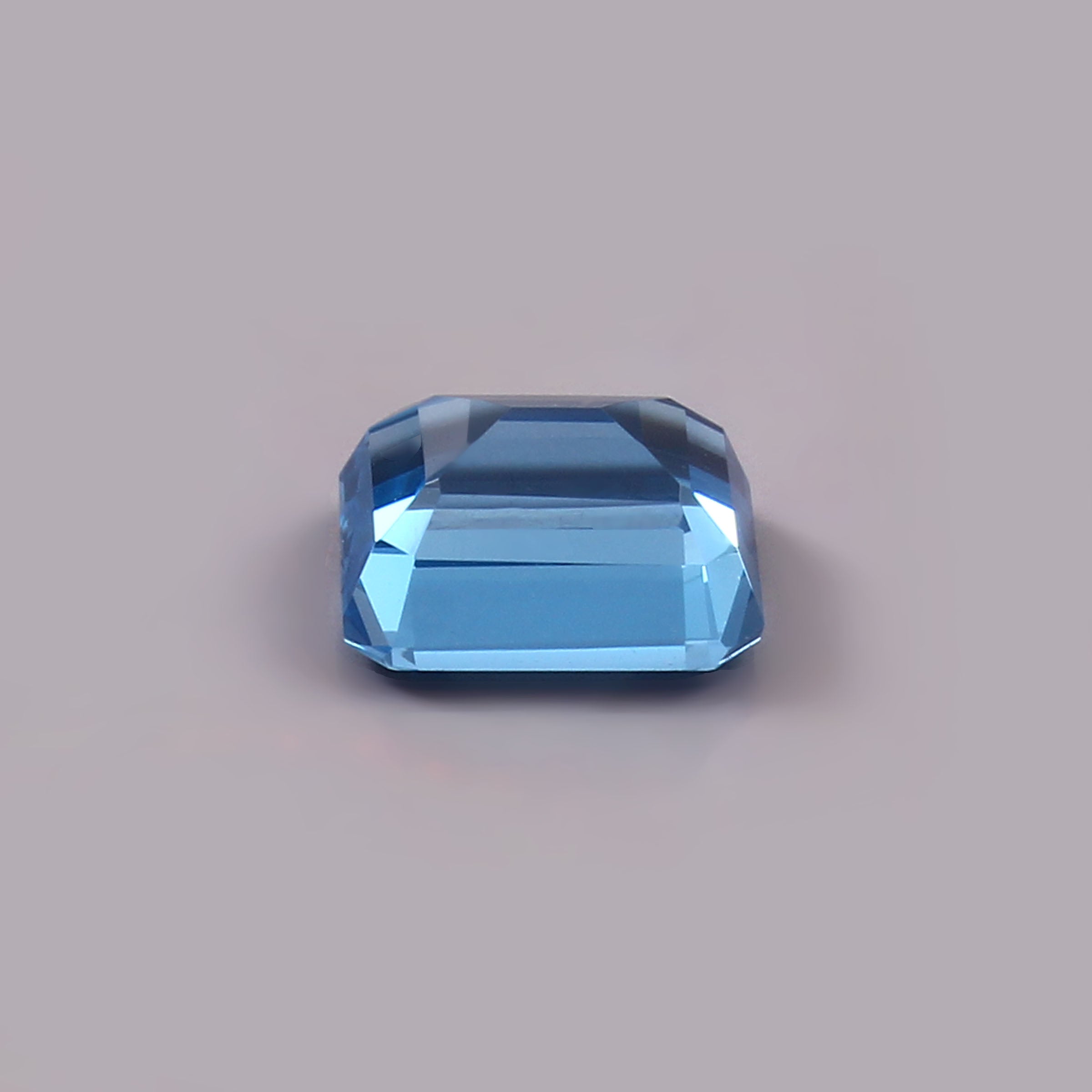 Natural Blue Topaz Octagon Cut Loose Gemstone