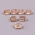 Natural Pink Morganite Octagon Cut Loose Gemstone
