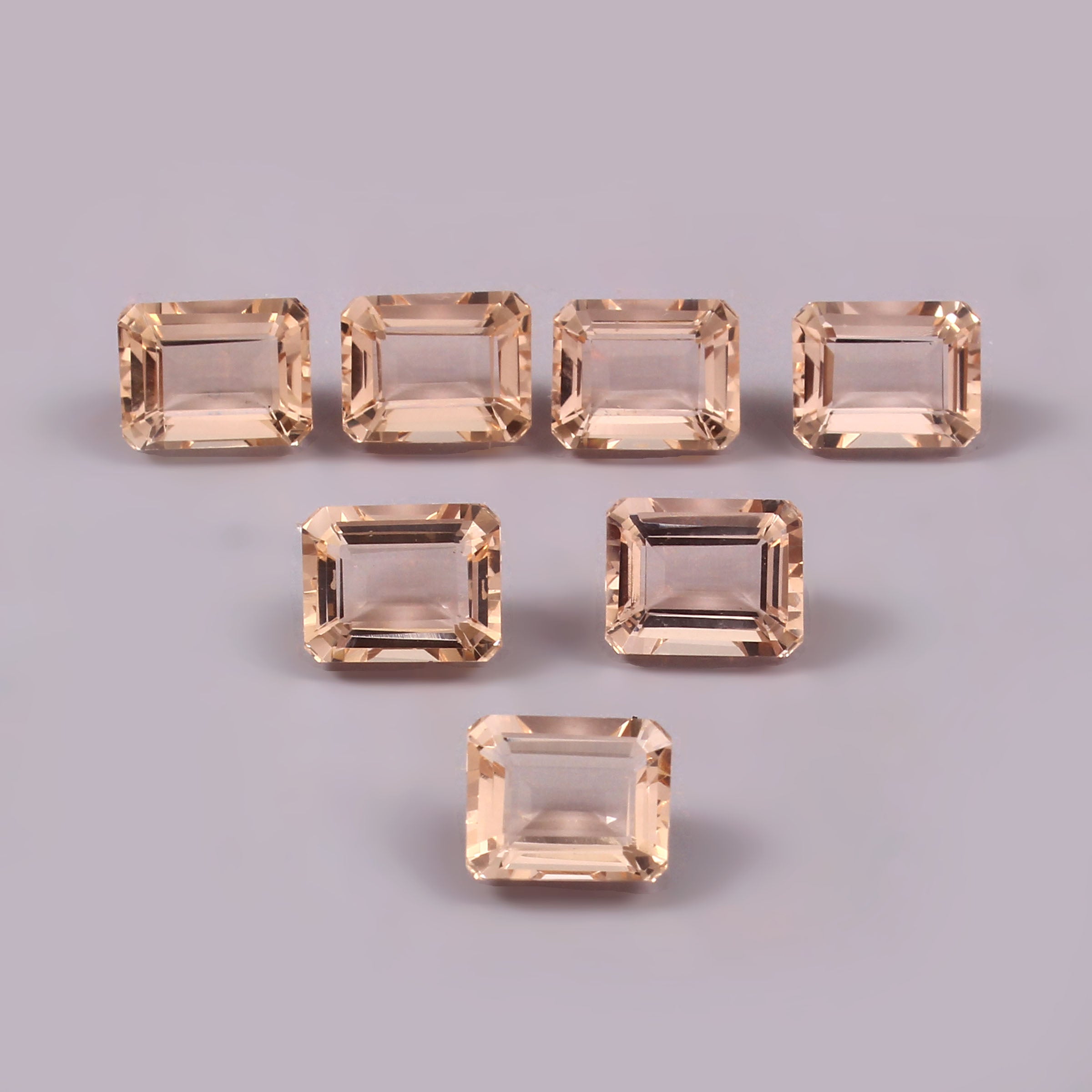 Natural Pink Morganite Octagon Cut Loose Gemstone
