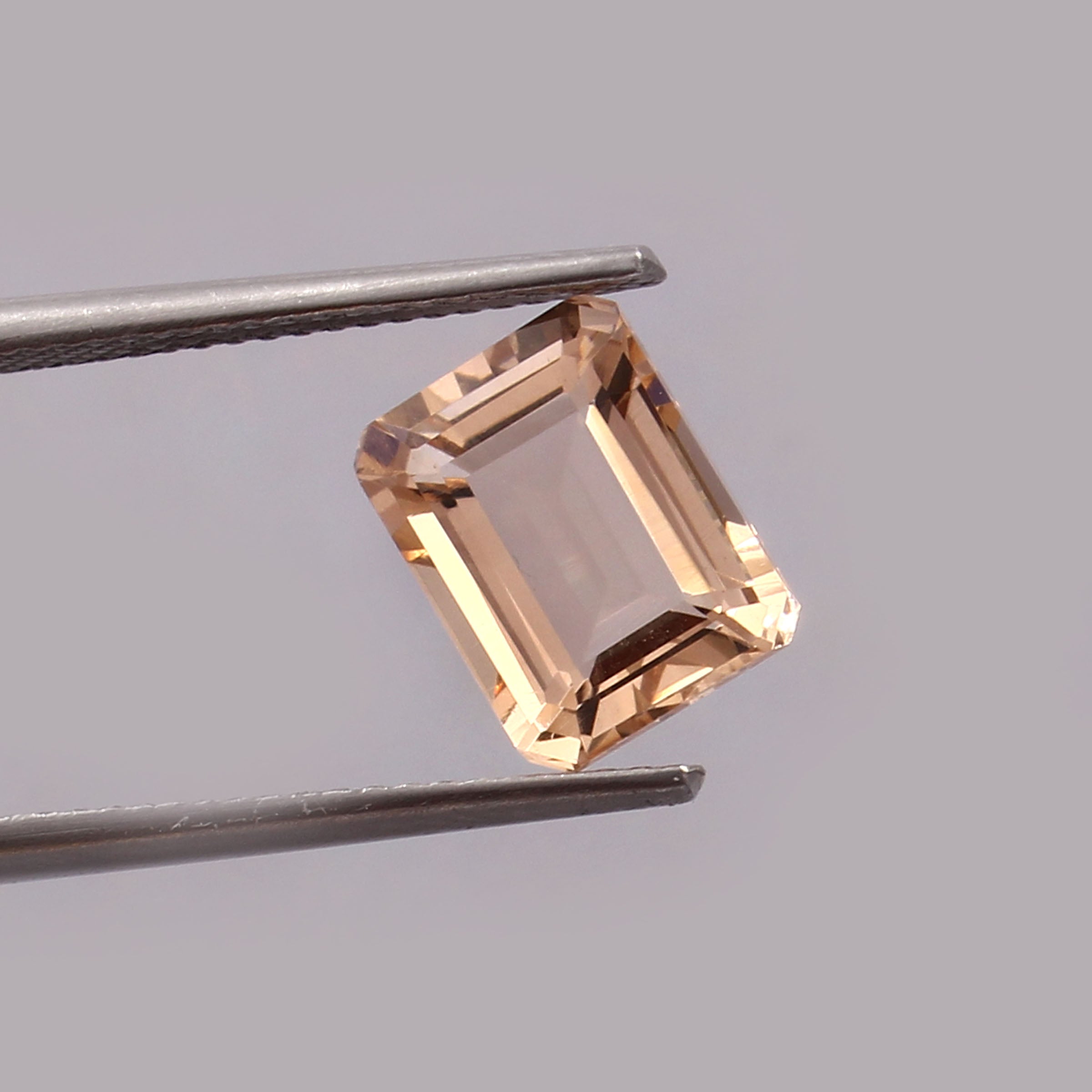 Natural Pink Morganite Octagon Cut Loose Gemstone