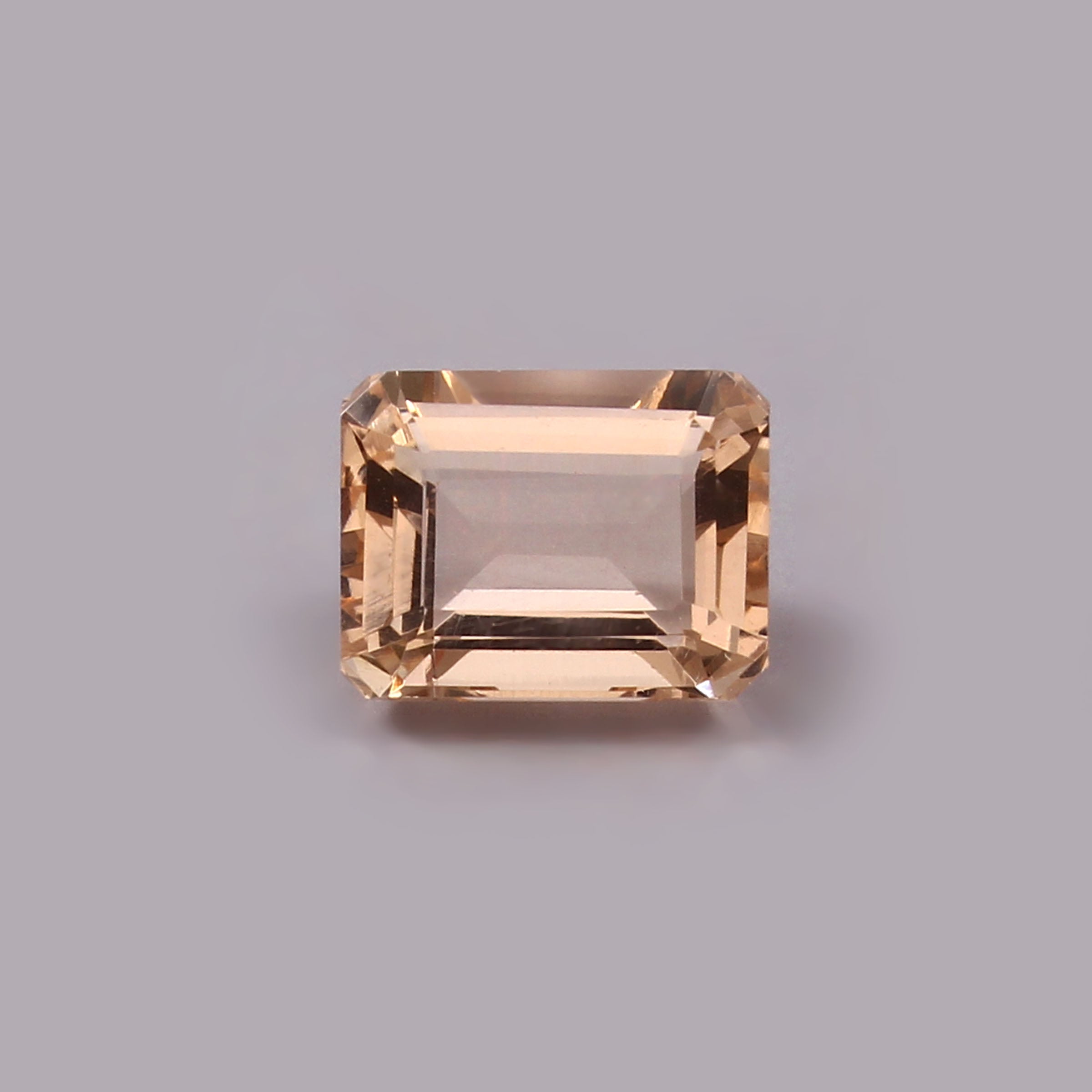 Natural Pink Morganite Octagon Cut Loose Gemstone