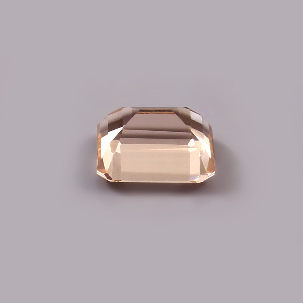 Natural Pink Morganite Octagon Cut Loose Gemstone