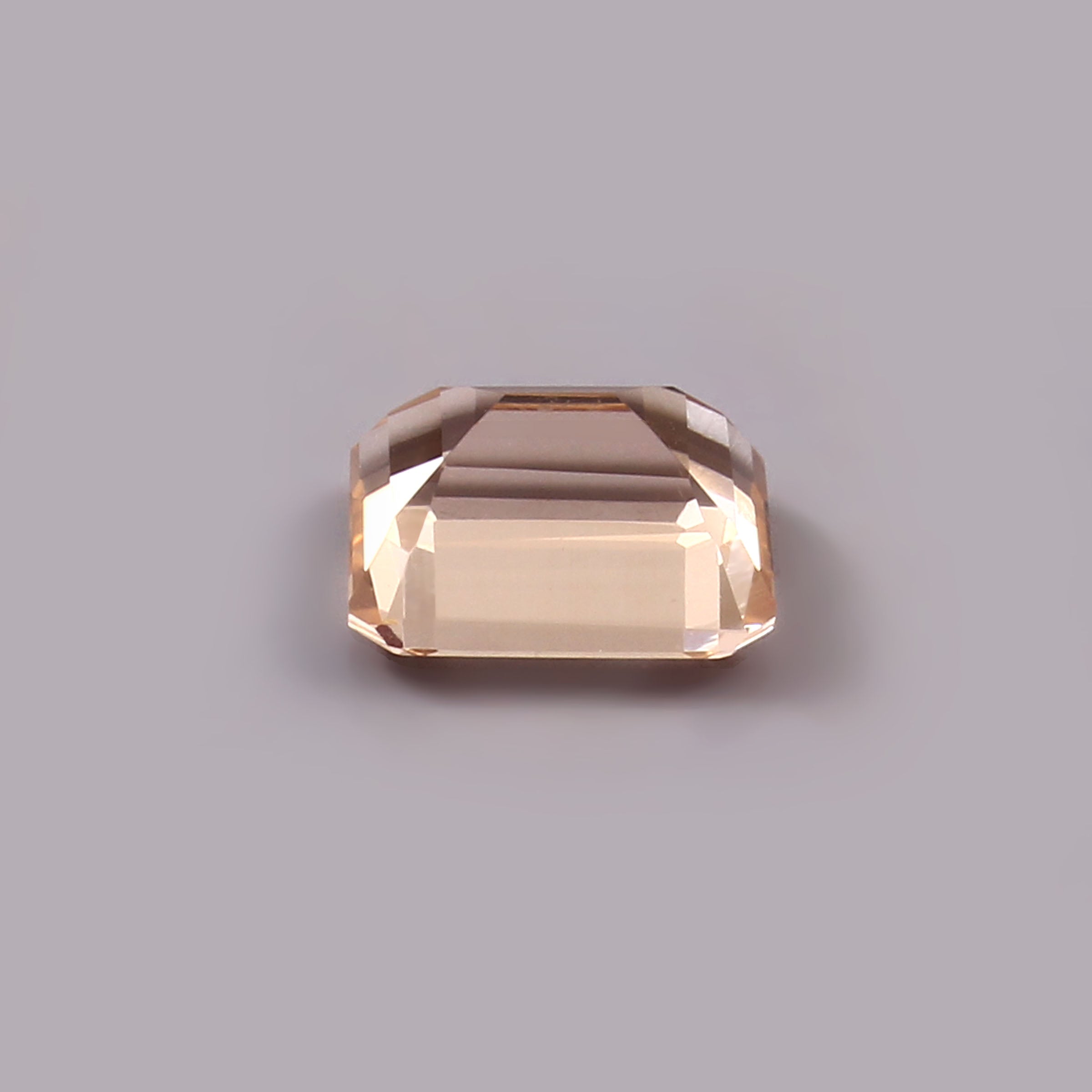 Natural Pink Morganite Octagon Cut Loose Gemstone