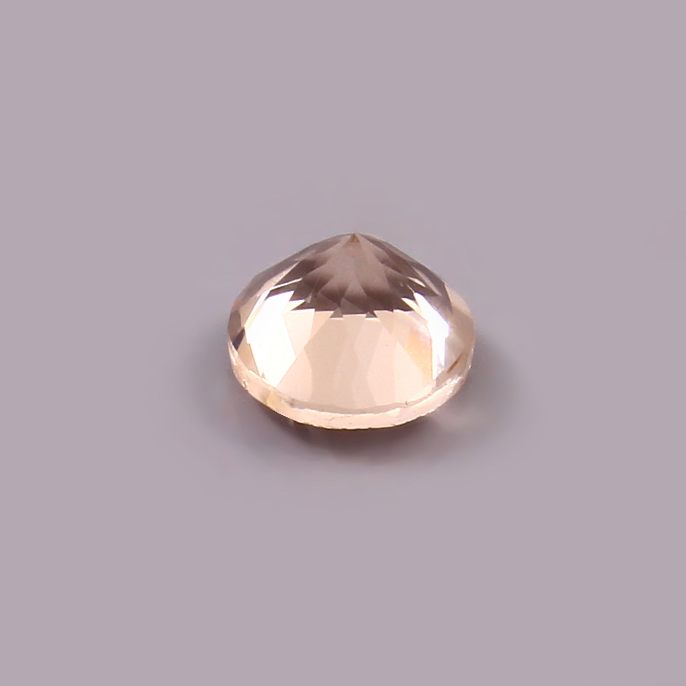 Natural Pink Morganite Round Cut Loose Gemstone