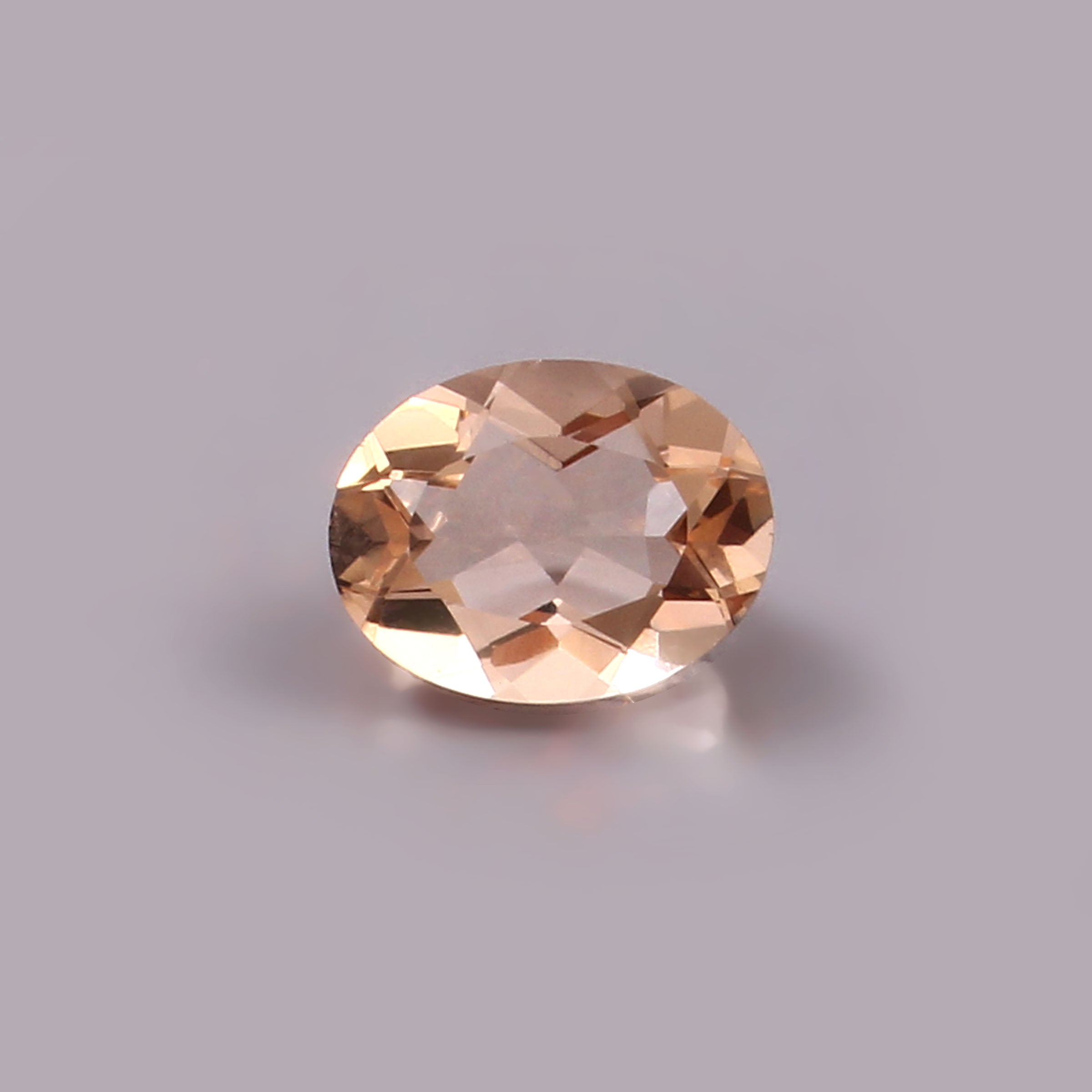 Natural Pink Morganite Oval Cut Loose Gemstone