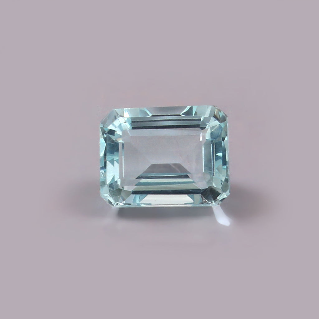 Natural Blue Aquamarine Octagon Cut Loose Gemstone