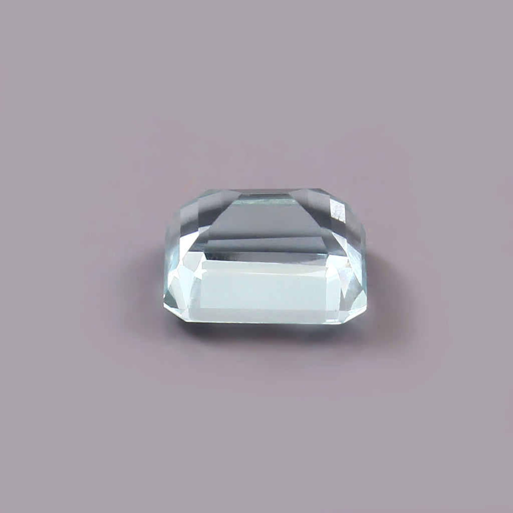 Natural Blue Aquamarine Octagon Cut Loose Gemstone
