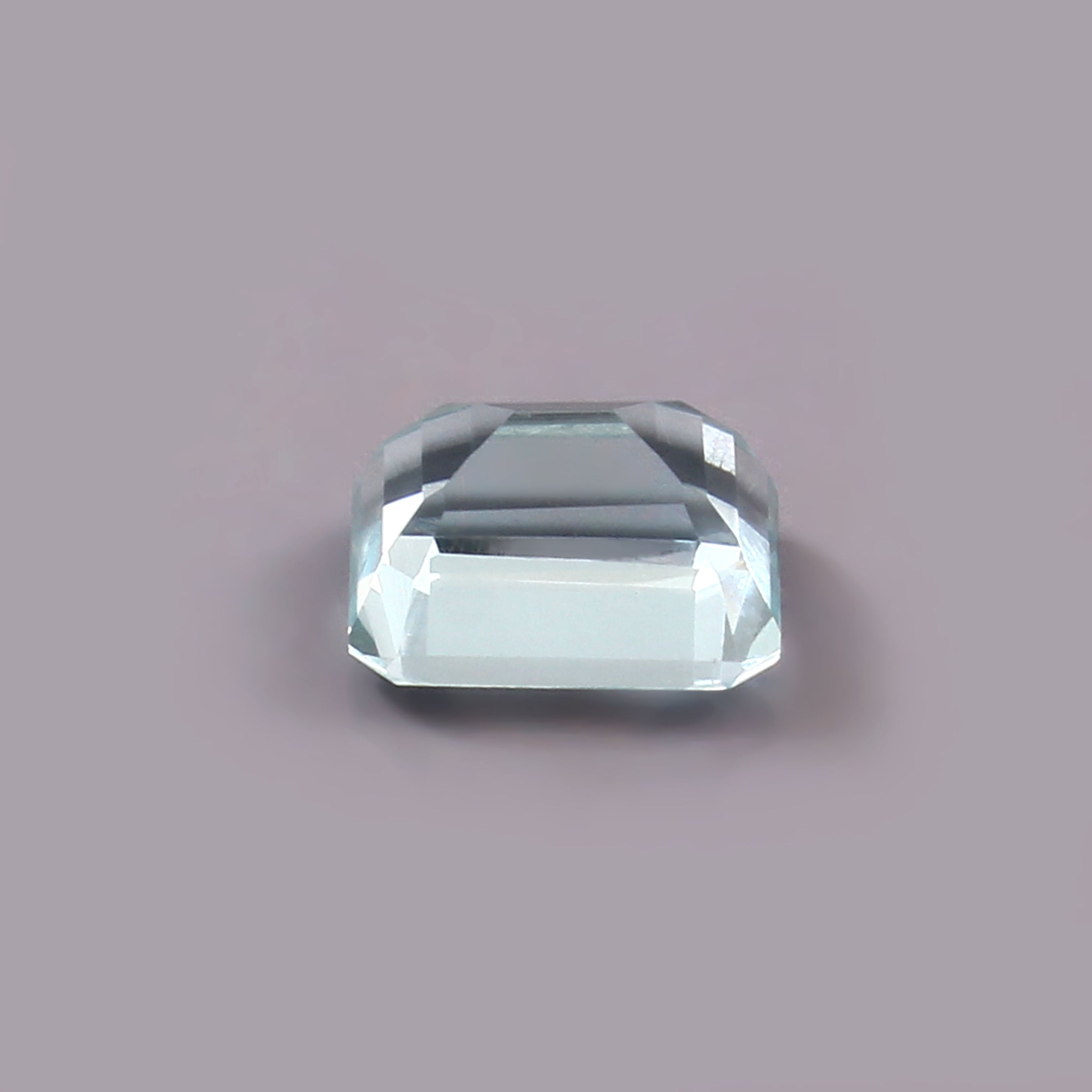 Natural Blue Aquamarine Octagon Cut Loose Gemstone