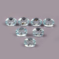 Natural Blue Aquamarine Oval Cut Loose Gemstone
