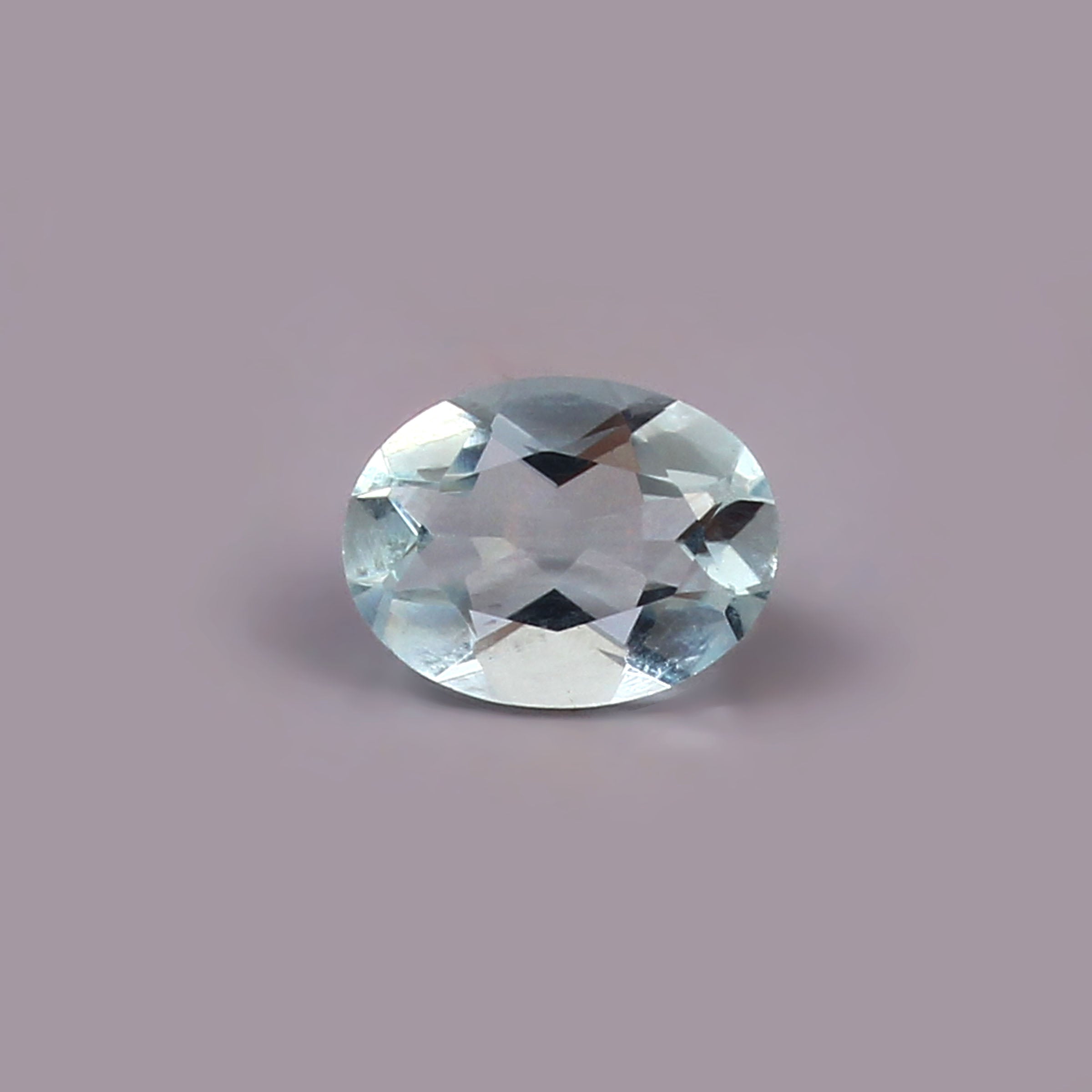 Natural Blue Aquamarine Oval Cut Loose Gemstone