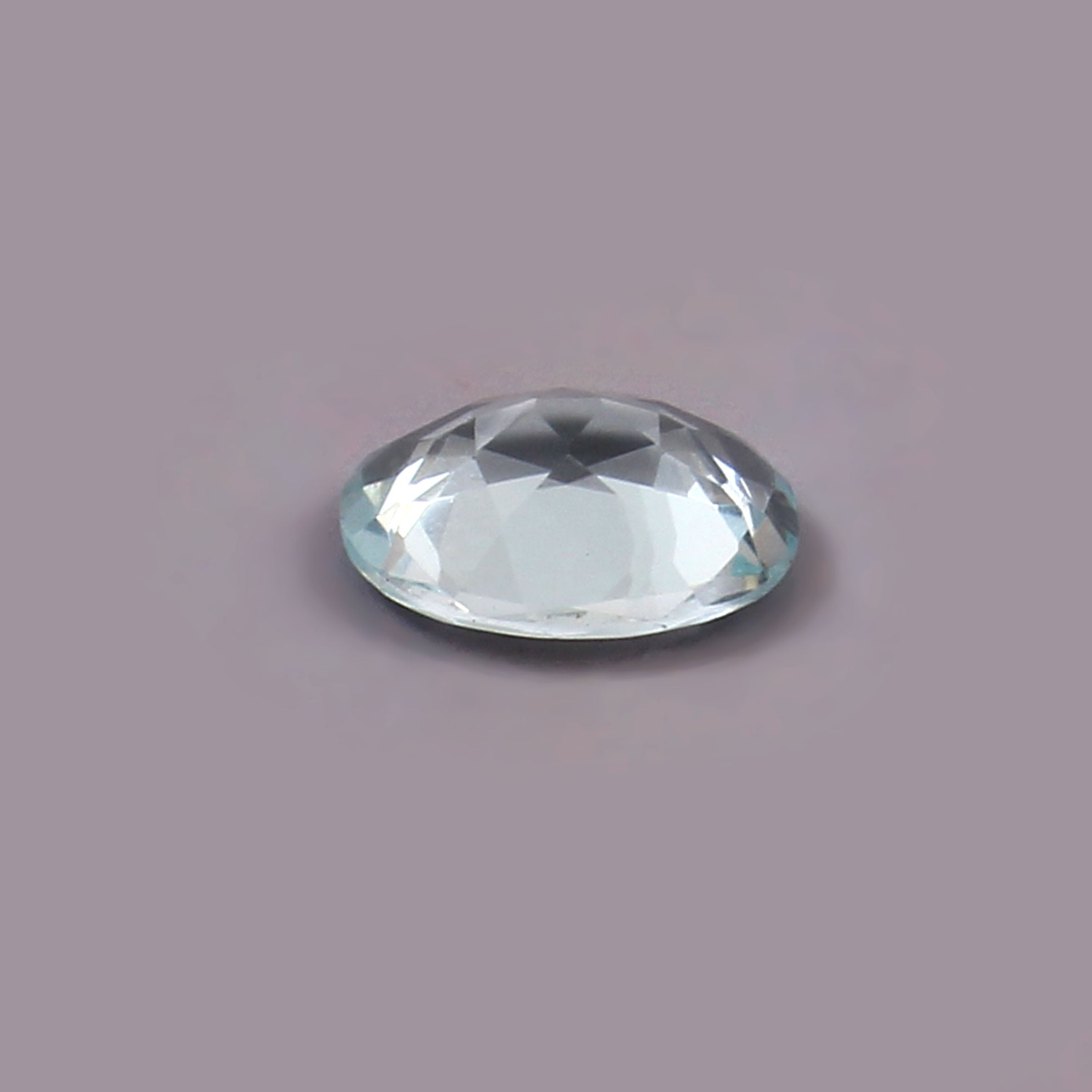 Natural Blue Aquamarine Oval Cut Loose Gemstone