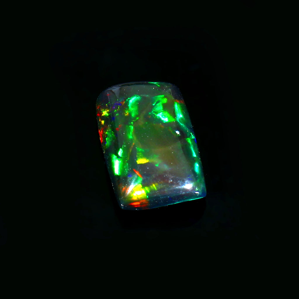Natural Ethiopian Fire Welo Opal Oval Cabochon Gemstone