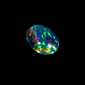 Natural Ethiopian Fire Welo Opal Oval Cabochon Gemstone