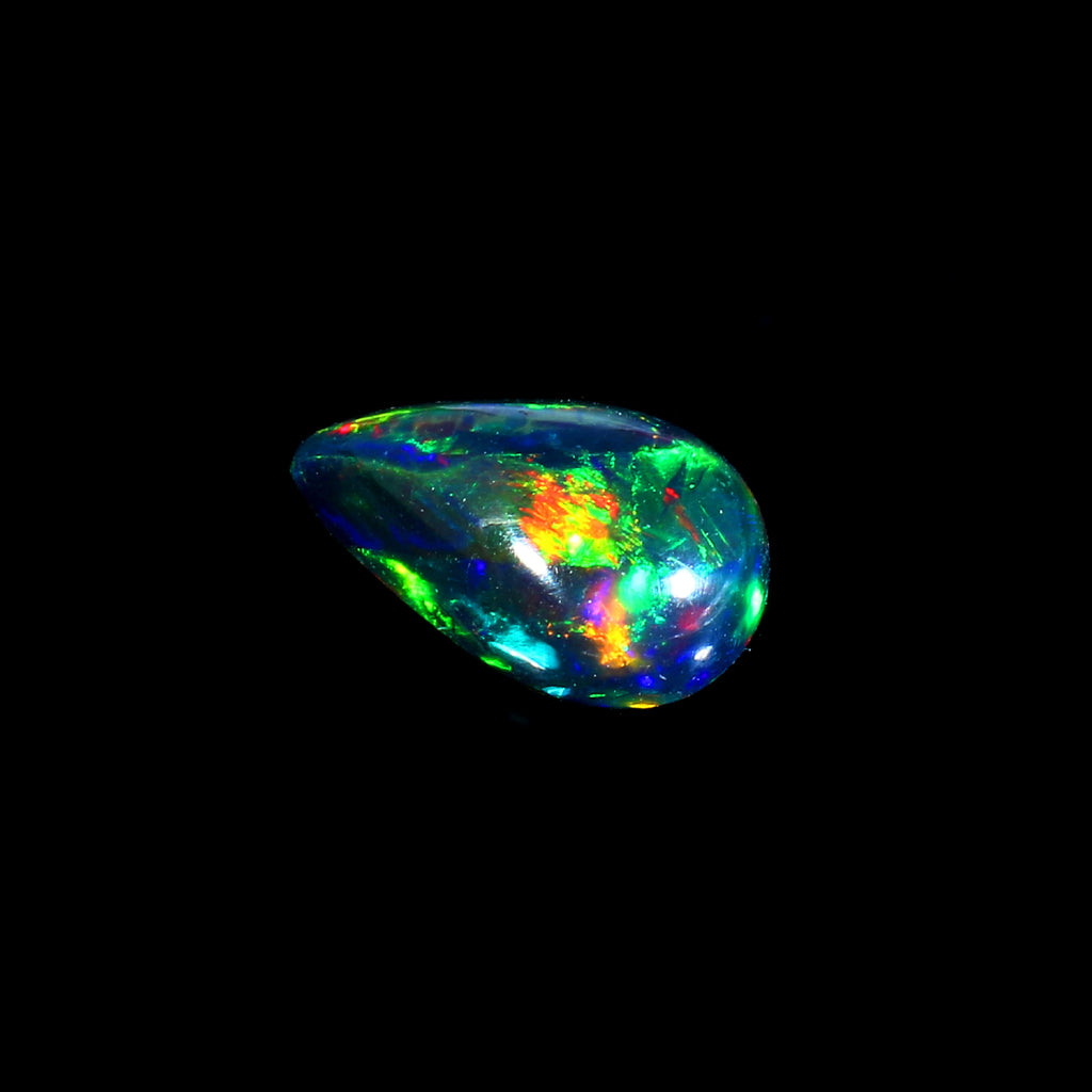 Natural Ethiopian Fire Welo Opal Oval Cabochon Gemstone